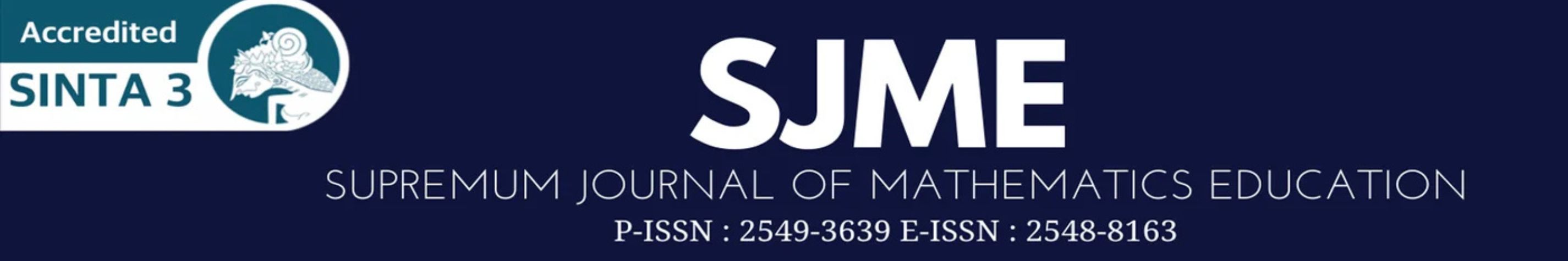 Login | SJME (Supremum Journal of Mathematics Education)